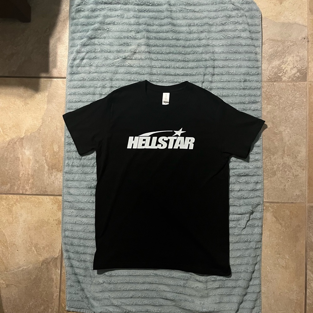 Hellstar Men's Black Logo Short Sleeve Tee